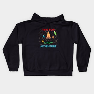 Time For A New Adventure Kids Hoodie